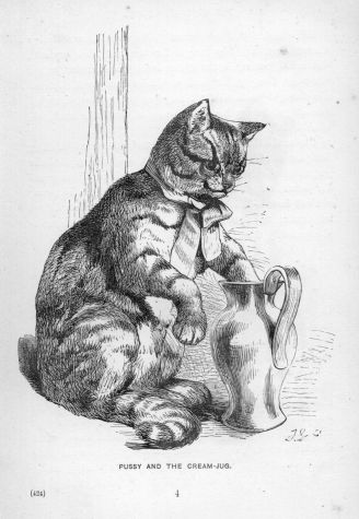 Pussy and the Cream-jug.