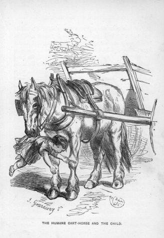 The humane Cart-Horse and the Child.