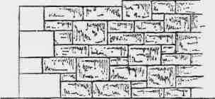 Fig. 127. Squared Hubble Walling with Ashlar Quoins.