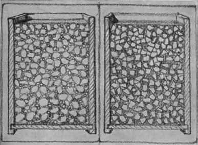 Good. Very compact Bad. Not compact because of poor grading of aggregate, Good and bad concrete