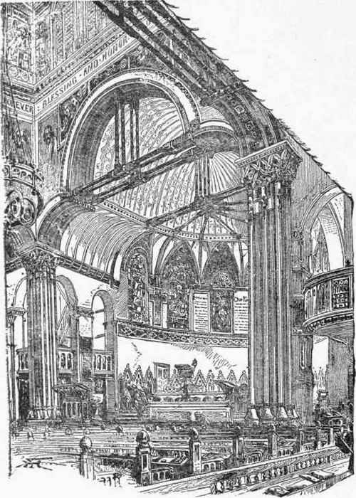Fig. 186. Interior of Trinity Church, Boston.