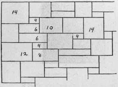 Fig. 65.   Broken Ashlar (Six Sizes).