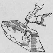 Fig. 77.   Rock face or Pitch face.