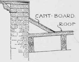 Fig. 161. Cant Board behind Parapet.