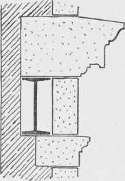 Fig. 223. Steel Beam in Wall.