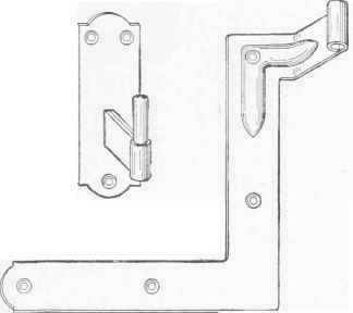 Fig. 23. Wrought iron Blind Hinge.