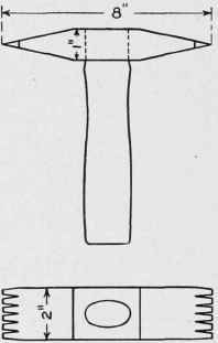 Fig. 118. Pick for Facing Concrete.