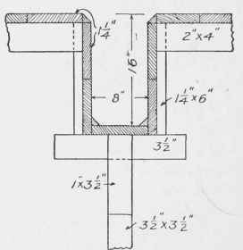 Fig. 161. Beam and Slab Forms for Locust Realty Company Building.