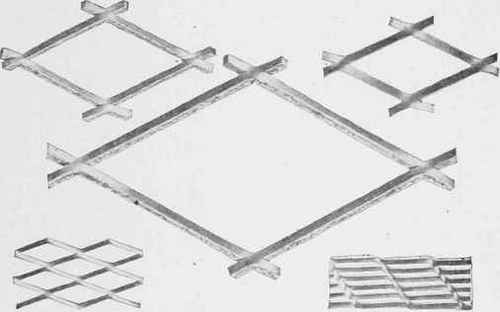 Fig. 19. Styles of Expanded Metal.