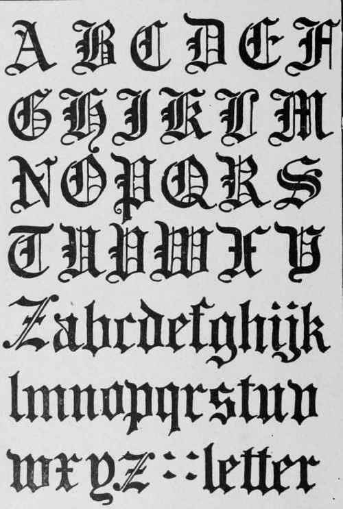 Fig. 36. English Gothic Text.
