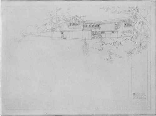 SKETCH FOR RESIDENCE OF MR. WALTER GERTS, GLENCOE, ILL.