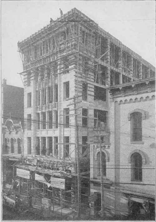 VANDEVENTER BUILDING, KNOXVILLE, TENN. Leon Beaver, Architect. Reinforcing bars furnished by Expanded Metal and Corrugated Bar Co.