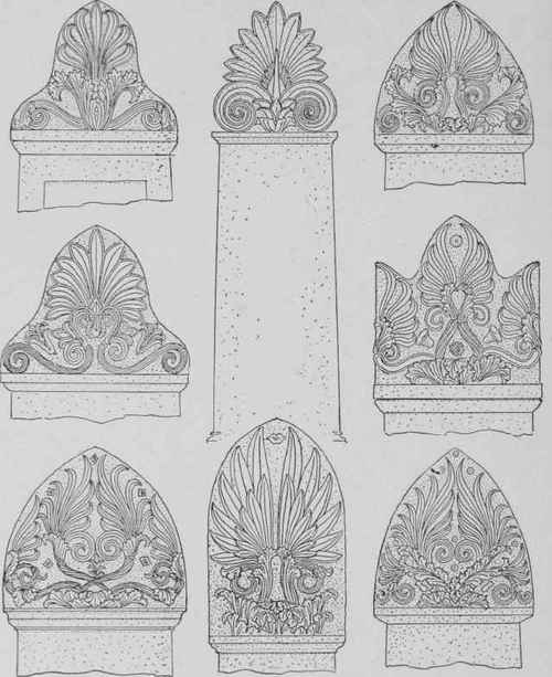 STELE CRESTS Fig. 86.