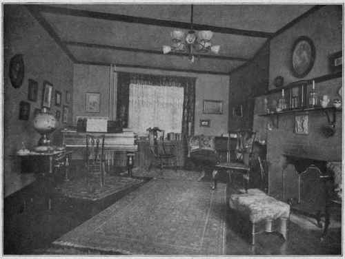A LIVING ROOM DEVOTED TO MUSIC. See House Plan No. 2, Page 62.