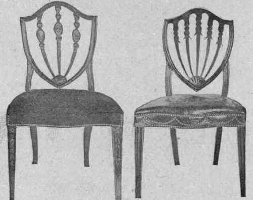 HEPPLEWHITE CHAIRS.