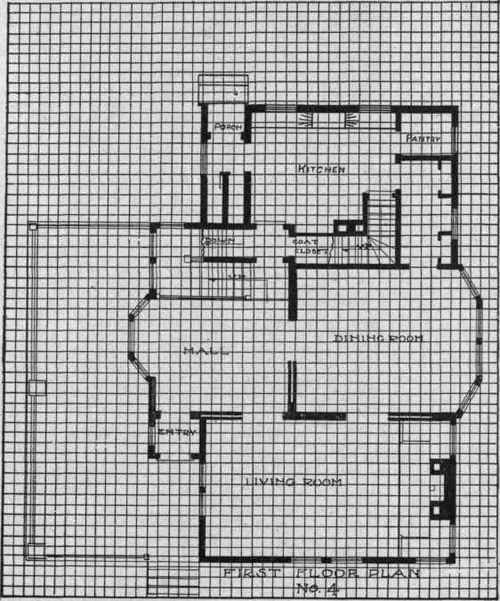 THE WAY THE ARCHITECT COMPLETED PLAN No. 4.