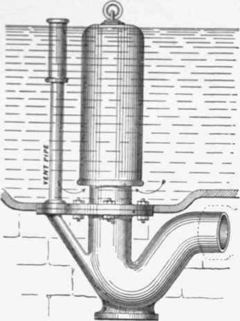 Fig 410. Adams Glazed ware Flush tank, for Use with Waste water.