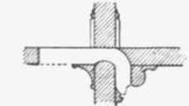 Fig. 500.   Section showing Air inlet from Corridor to Room.