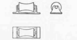 Fig. 522  Front and End Ele vation and plan at Boiler Stool for Plpes.