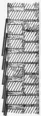Fig. 56  Brick Wall with Thick Joints to receive Weather tiling