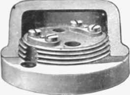 Fig. 630 A Fusiblc Cut out cut outs are fixed, one on each cable