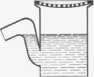 Fig. 670. Section of Old fashioned Cesspool Gully