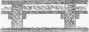 Fig. 88 Wood floor and Counterfloo with Lath and plaster ceilling.