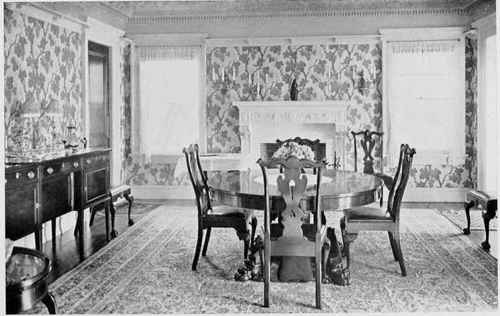 Dining Room in Cousin Tom's House.