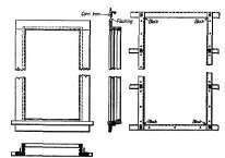 Details for Side Window in Brick and Iron Frame Walls.