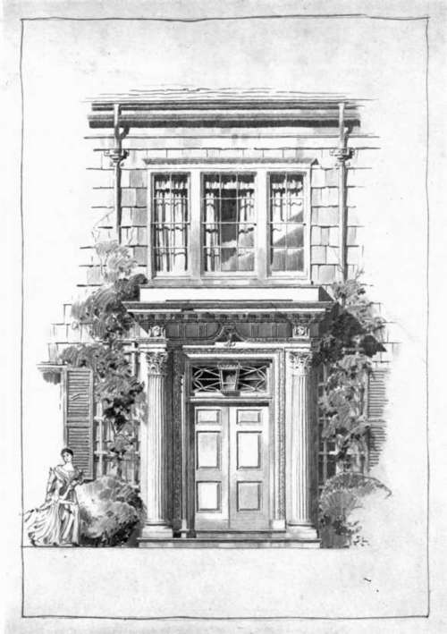 Detail Of A Country Residence Charles A. Platt.