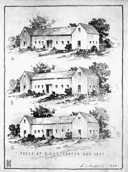 Illustrating a Method of Focusing Attention on Different Parts of a Building.