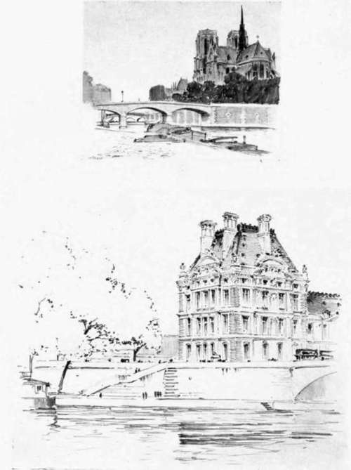 Pencil Sketches By Otto R. Eggers.