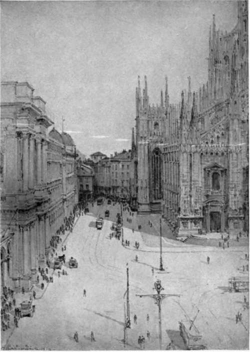 View From A Window In Milan.