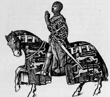 From the Tomb of Edmund Crouchback, Earl of Lancaster. 1296.