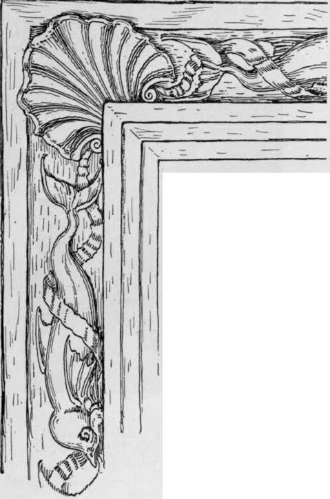 Picture frame in Oak with Gesso (Denoline) Filling