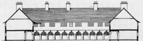 Section of the dwelling