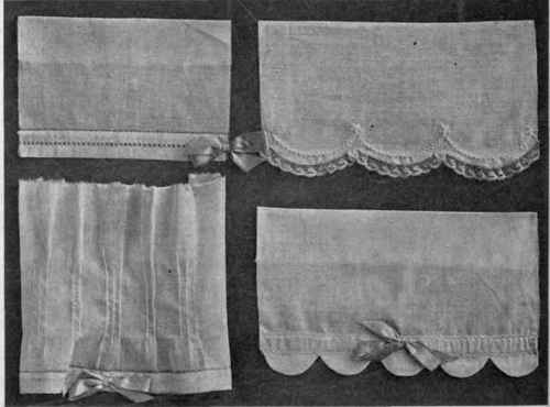 FIG. 168. Suggestions for decoration suitable for lower edges of drawers.