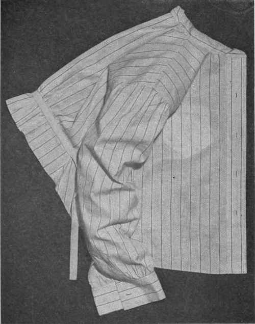 FIG. 180. Tailored shirtwaist, sleeves with fulness at top.