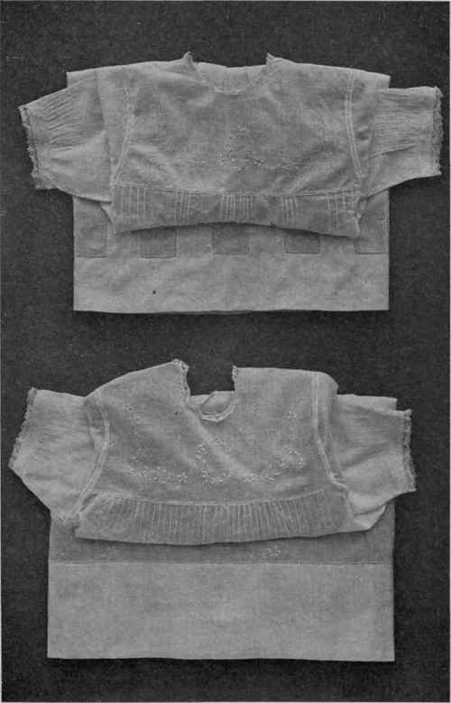 FIG. 257. French embroidery, infants' dresses.