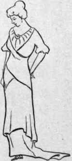 FIG. 27.   Principles of design illustrated by outlines of historic costumes.