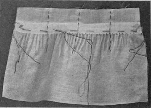 Fig. 111. Vertical hemming.
