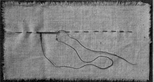 Fig. 94. Running stitch.