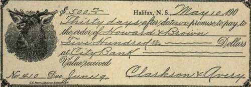 Form of Draft.