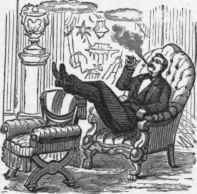 Fig. 17. The Visitor who Converts the Parlor into a Smoking Room.