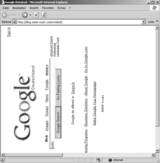 Google Rotated