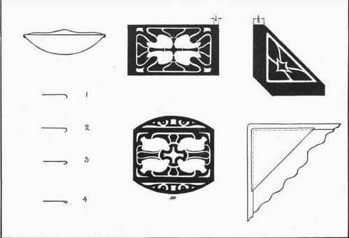 Fig'. 13. Construction of blotters and desk pad corner.