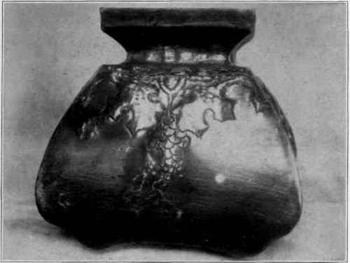 Fig. 132. Chased flower jar,