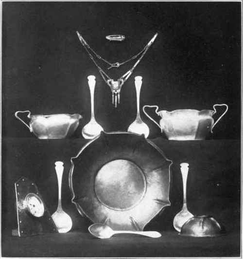 Fig. 154. Silver soup spoons, made by the third method.