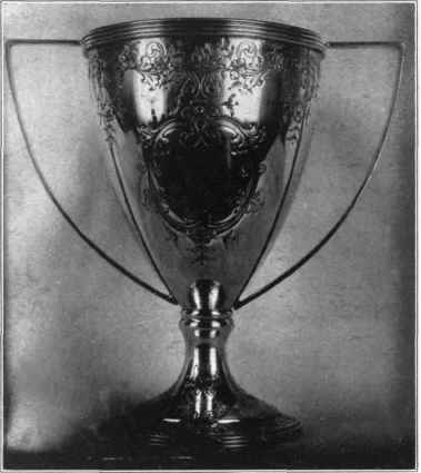 Fis. 131. Silver cup, flat chasing, showing the extent to which simple chasing may be carried.