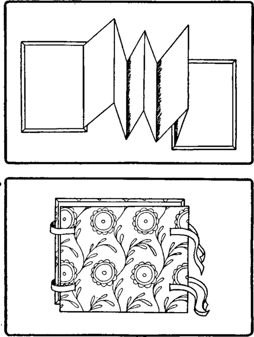 An accordion book